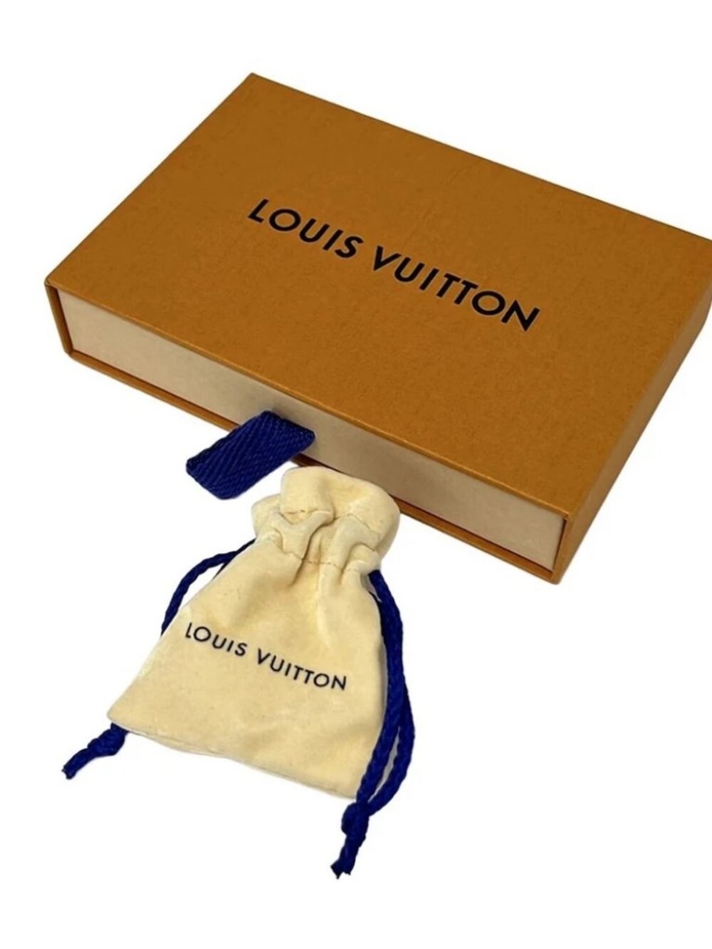 LOUIS VUITTON Collier Petit Louis M00368 Gold Clear Others LE3272 Necklace - Picture 5 of 5